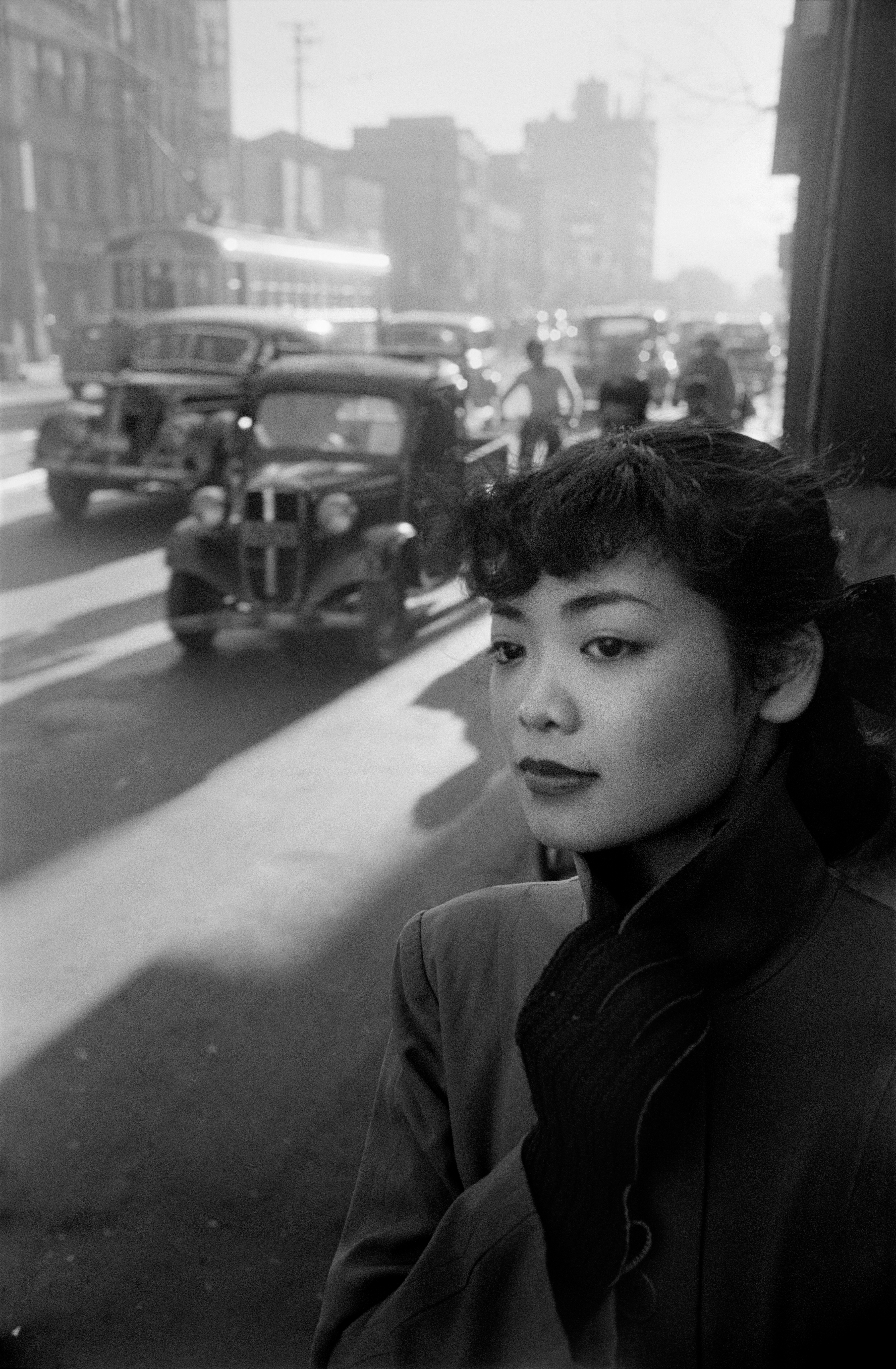 Tokyo, Japan, 1951.Twenty-year-old Michiko Jinuma, a fashion student.