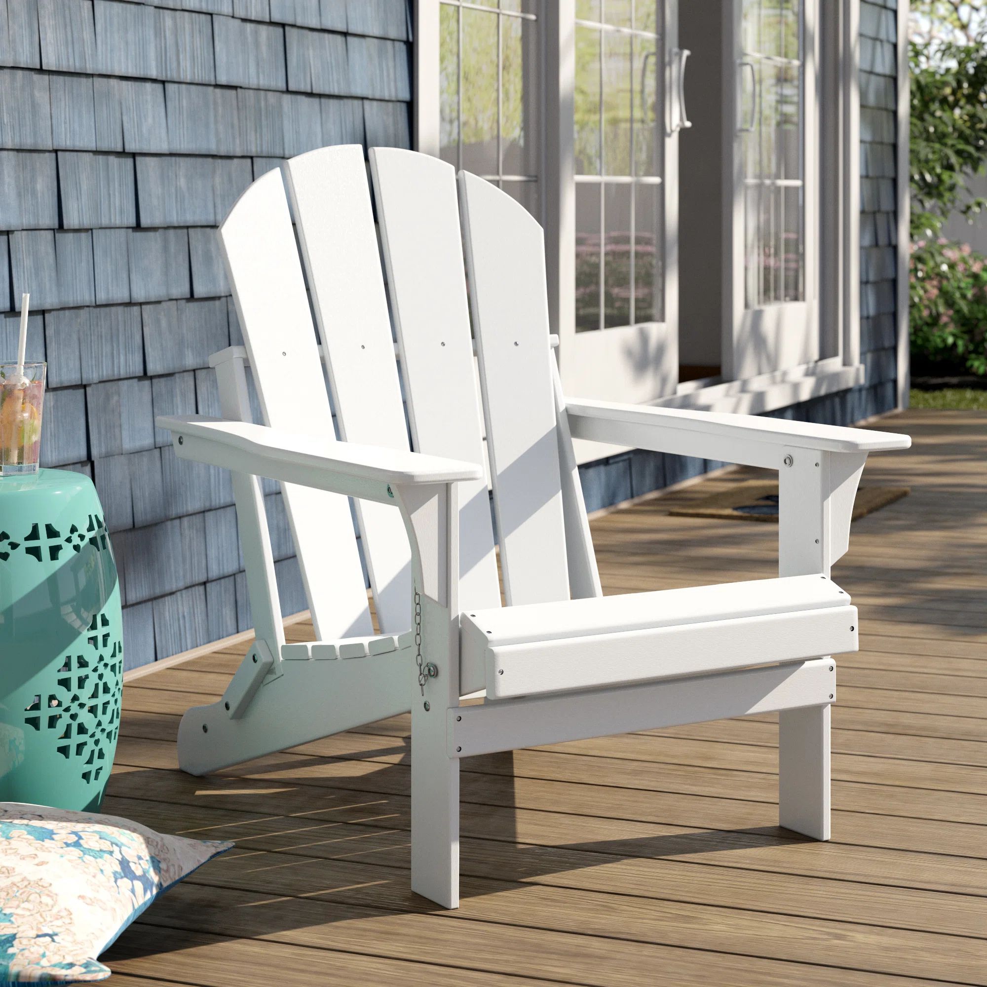 White Adirondack Chair