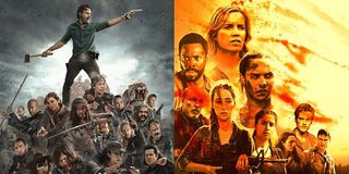 Posters from The Walking Dead and Fear