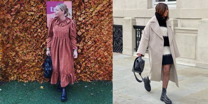 Influencers wearing Zara and The Row boots