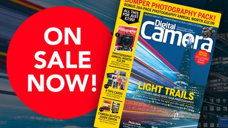 Front cover of issue 304 (March 2026) of Digital Camera magazine and a red blob that reads 'On sale now!'