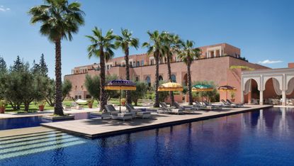 The main pool at The Oberoi, Marrakech 
