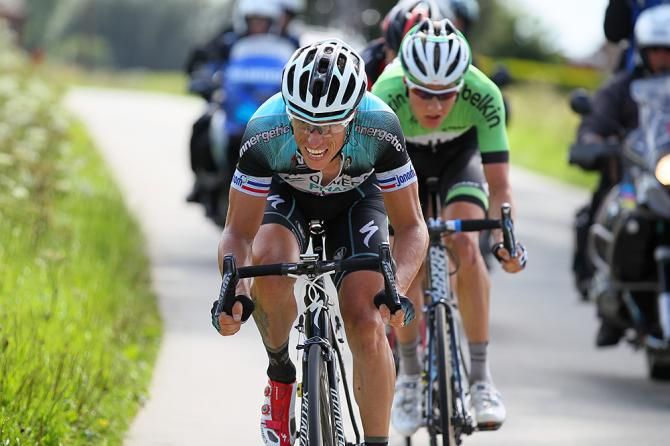 Sylvain Chavanel on the attack