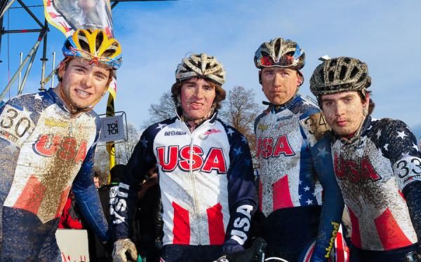 Team USA (L to R) Danny Summerhill, Zach McDonald, Dave Hackworthy, Jerome Townsend