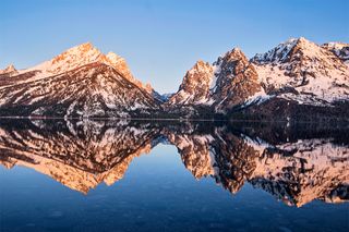 Turn lakes into mirrors