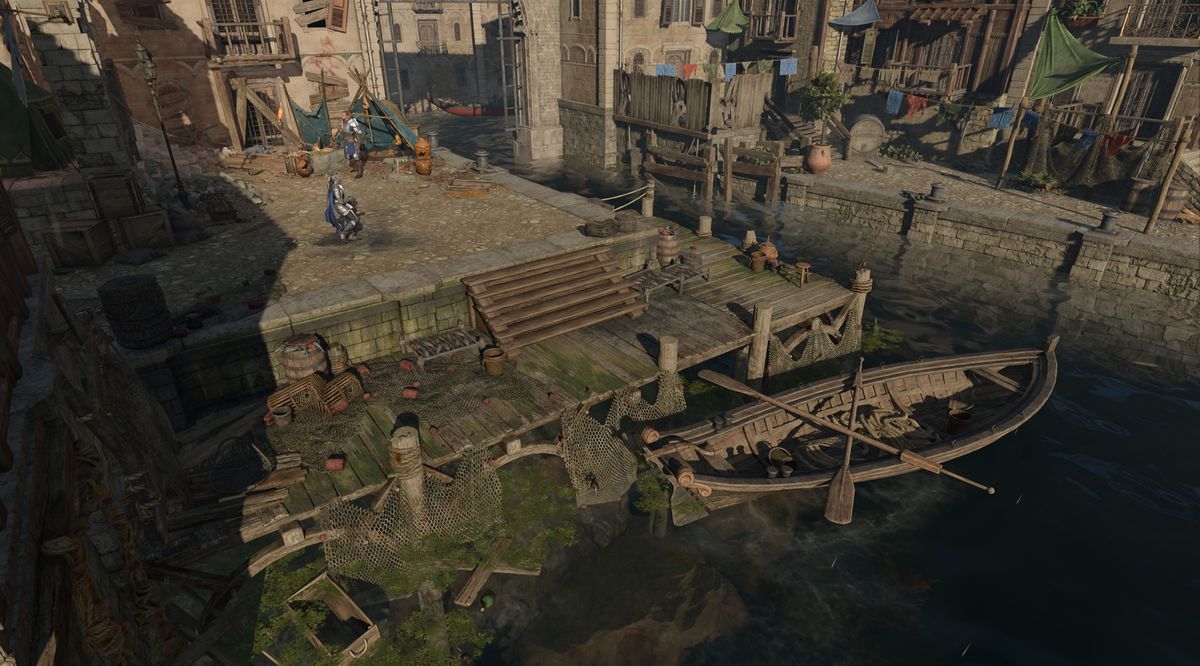 BG3 Lower City campsite