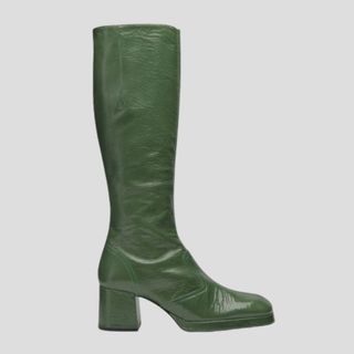 miista knee high boots green