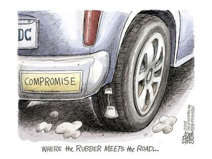 Political cartoon Republicans Tea Party