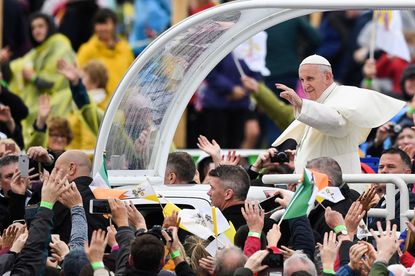 Pope Francis in Ireland.