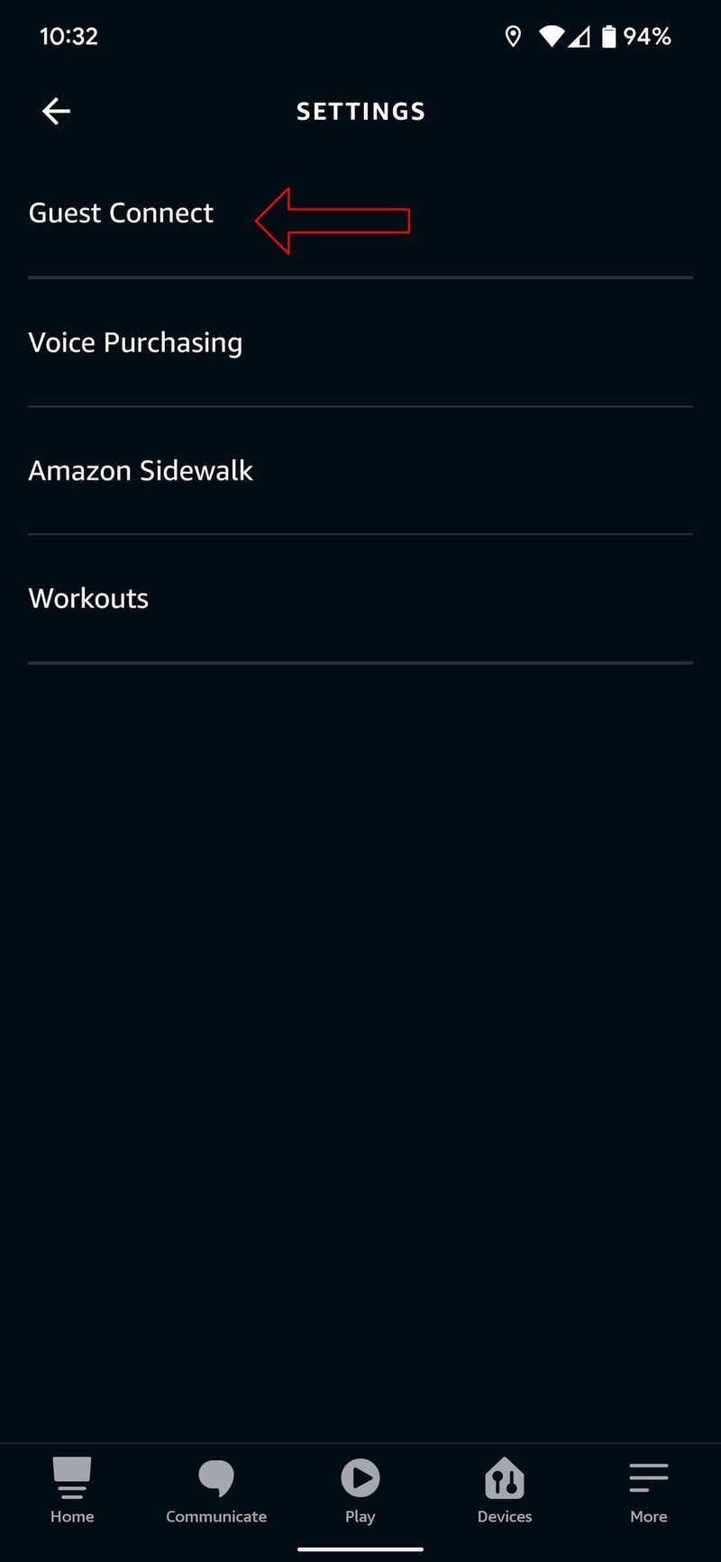 Amazon Alexa Echo Ekran Görüntüsü Misafir Bağlantısı