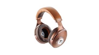 The Focal Stellia headphones in bronze