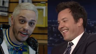 Pete Davidson in his cameo in Fast X, Jimmy Fallon on the Tonight Show with Jimmy Fallon. 