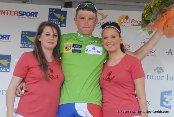 Andrew Fenn (Great Britain) tops the sprint classification.