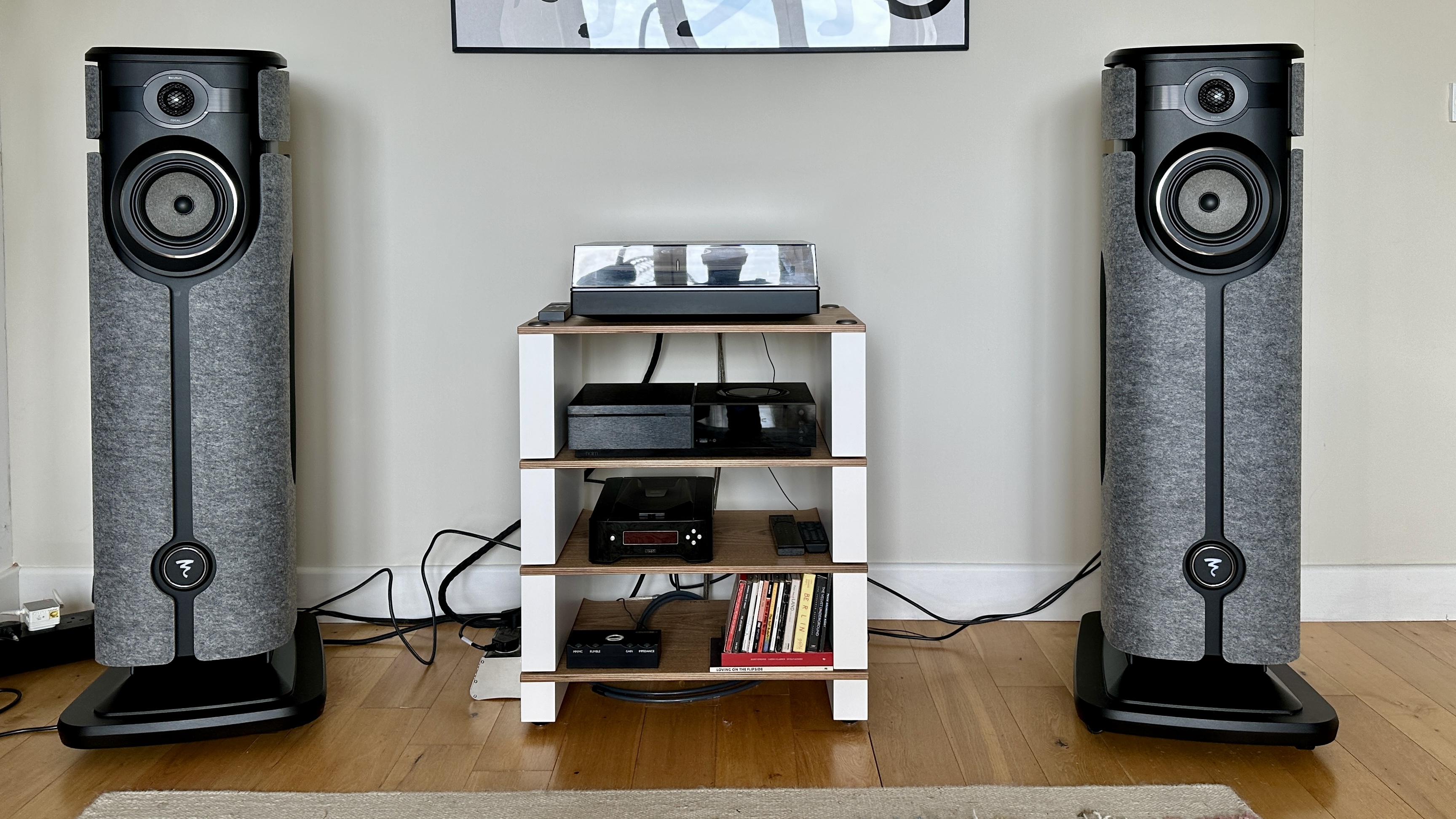 Focal Diva Utopia speakers in a hi-fi listening room