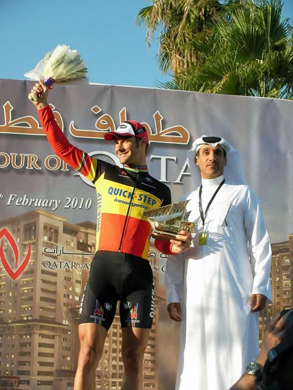 All hail the winner: Boonen.