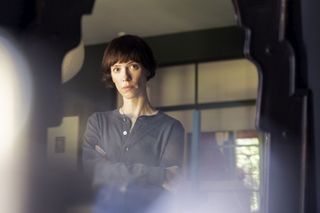 Rebecca Hall as teacher Claire who's haunted by a strange noise.