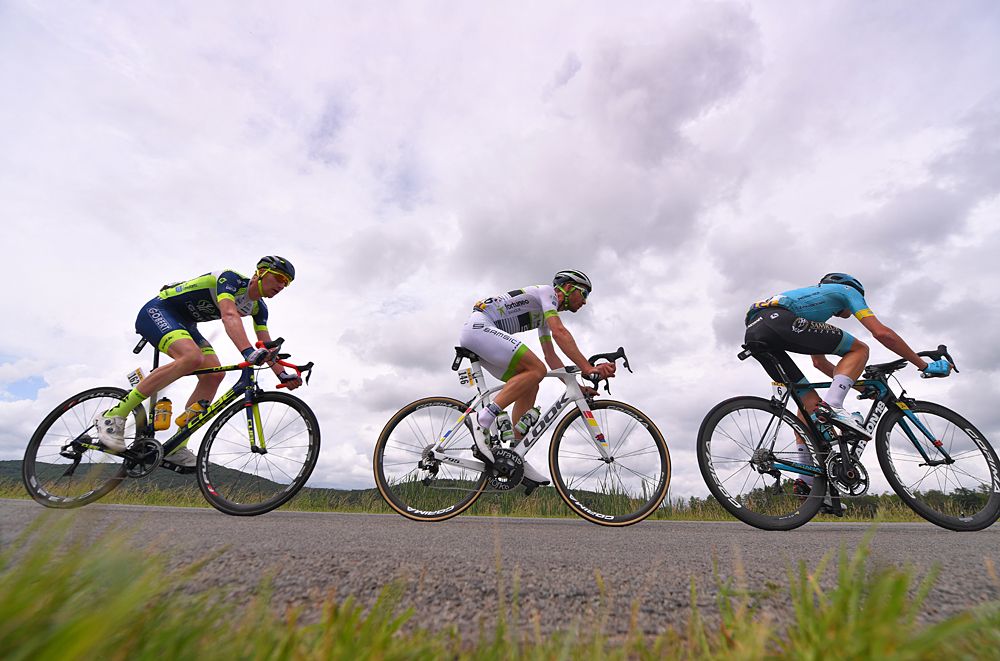 Stage 2 breakaway - Nikita Stalnov (Astana Pro Team), Pierre-Luc Perichon (Fortuneo Samsic), Frederik Backaert (Wanty - Groupe Gobert), Antoine Duchesne (Groupama FDJ)