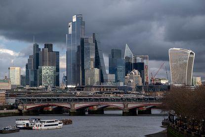 London property - view of City skyline