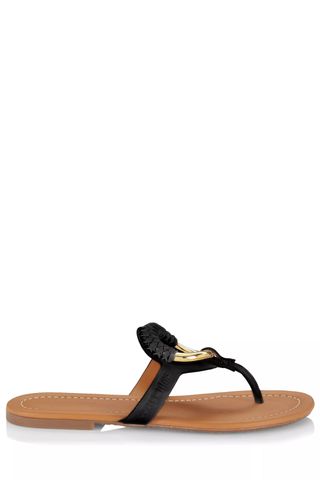 See by Chloé Hana Leather Flat Sandals