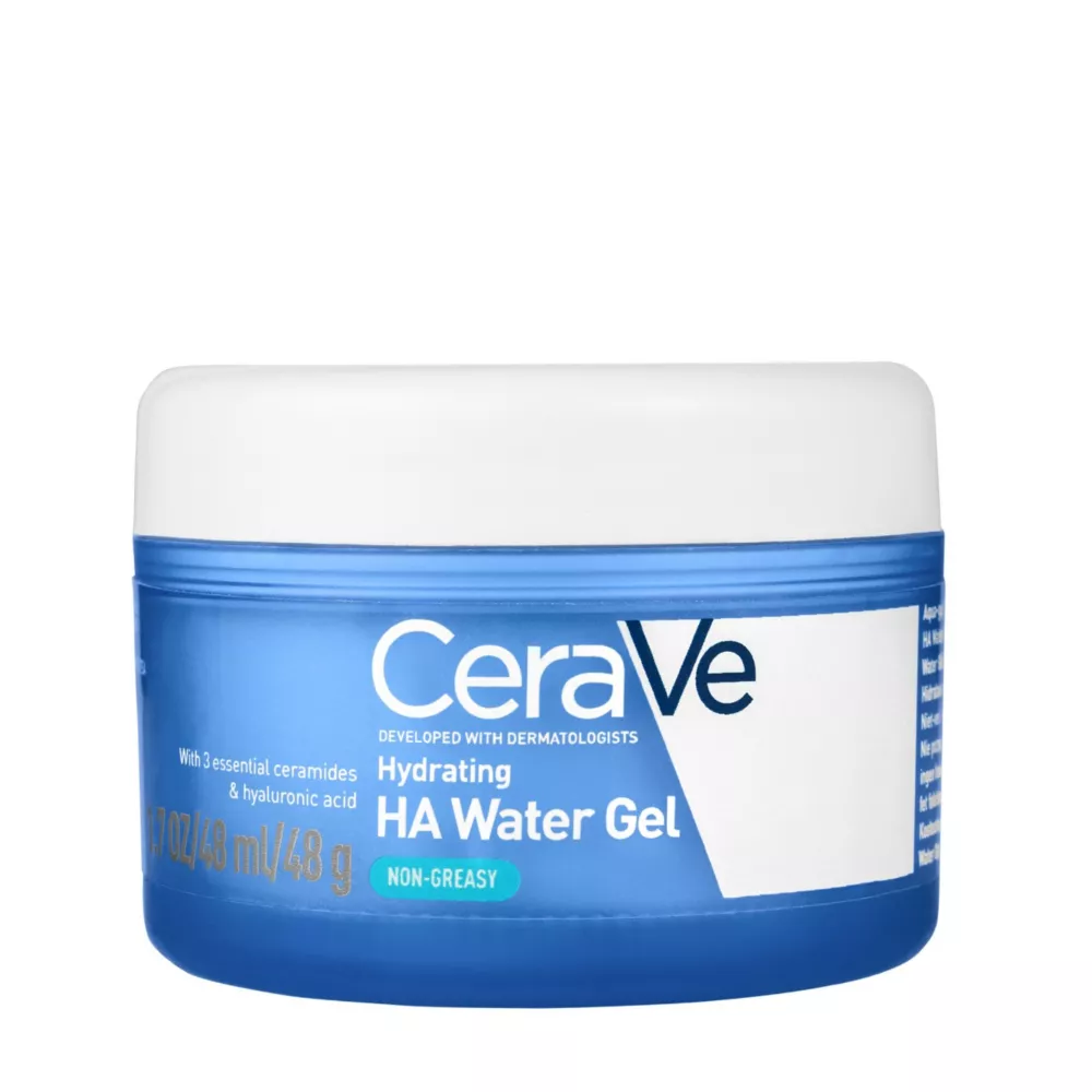 Cerave Dry-Touch Water Gel Moisturiser With Hyaluronic Acid, Niacinamide &amp;amp; 3 Essential Ceramides