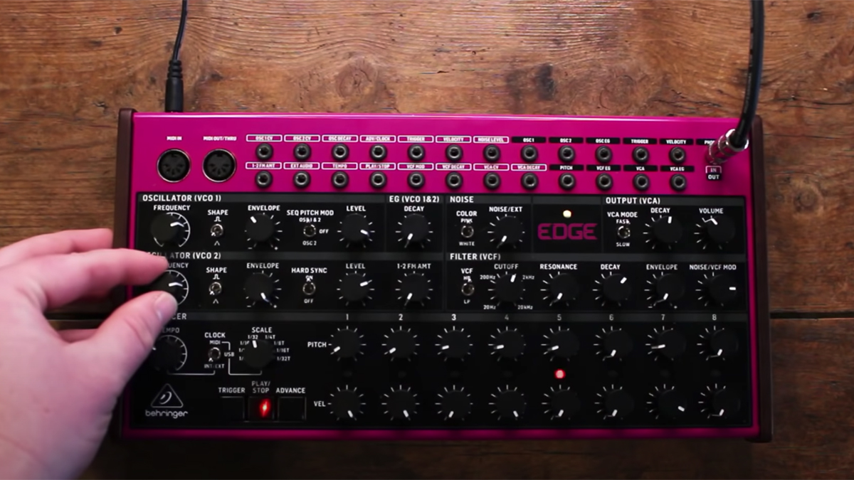 Behringer takes on the Moog DFAM with the Edge semi-modular 