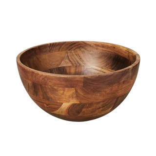 4.8qt Acacia Wood Serving Bowl - Hearth & Hand™ With Magnolia: Decorative Farmhouse Style Salad Server