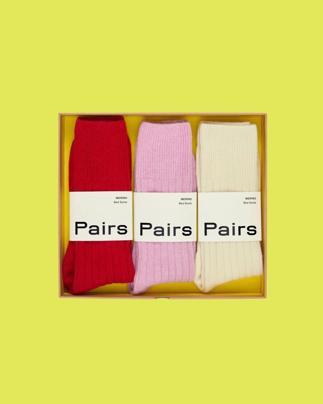 The Merino Wool Bed Socks Gift Set Two.
