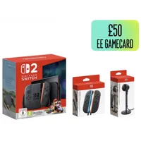 Nintendo Switch 2 + Mario Kart World + 2 extra Joy-Cons + £50 game card & much more