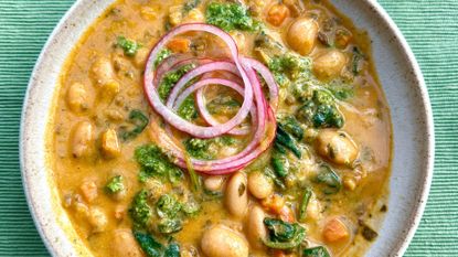 golden coconut and butter bean curry recipe