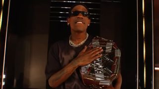 Travis Scott showing up during the main event of WrestleMania 41