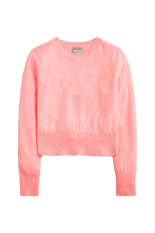 J.Crew Cashmere Shrunken Crewneck Sweater