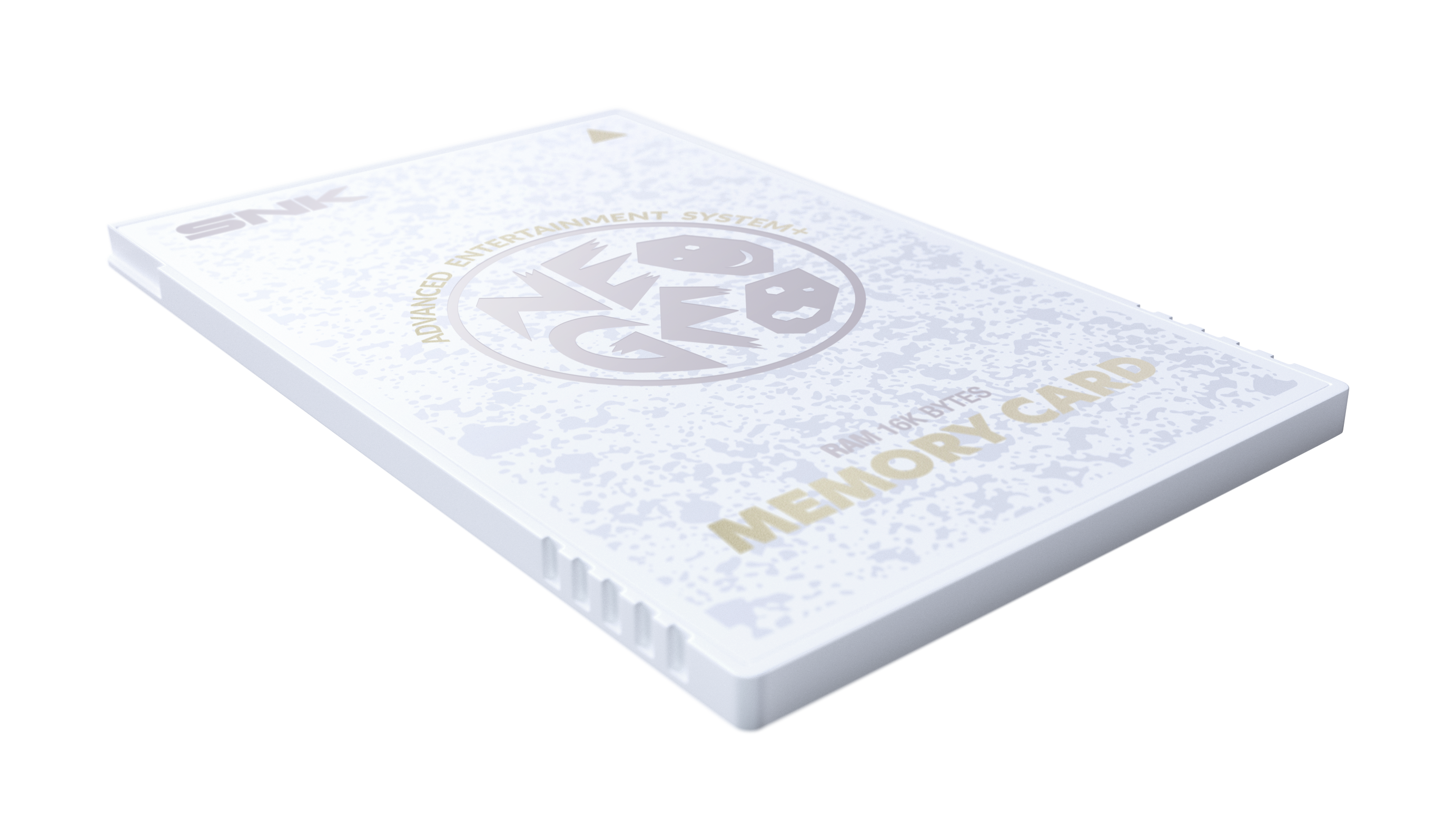 A retro game console from the 1990s by SNK NEOGEO in black and white