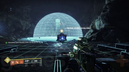 Destiny 2 Vexcalibur Exotic Glaive quest Avalon mission friendly harpy in the Gulch cave