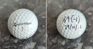 Picture of two golf balls