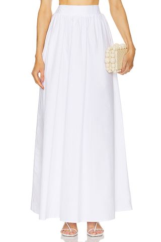 Long Poplin Skirt