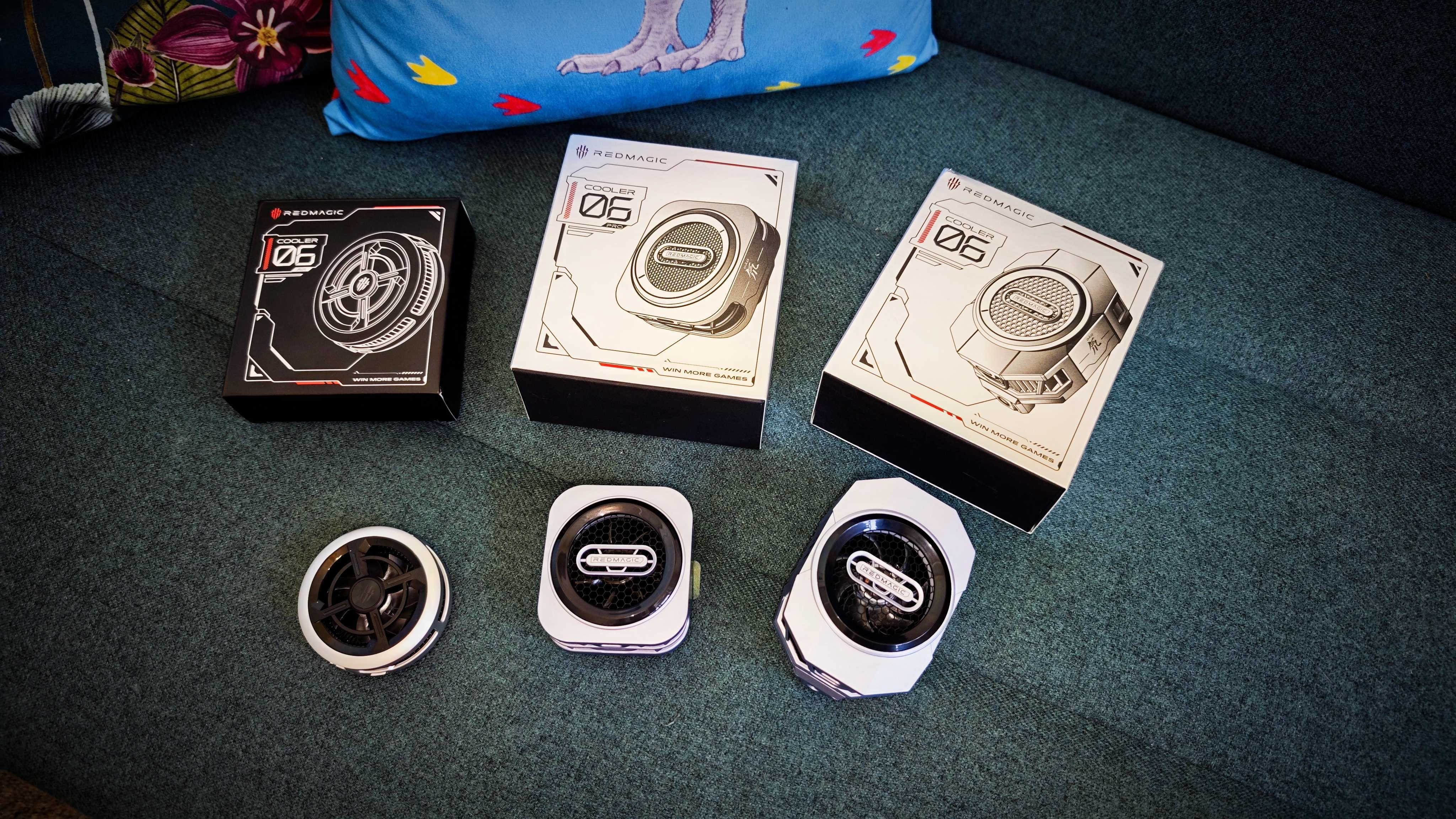 A silver Redmagic VC Cooler 6 fan