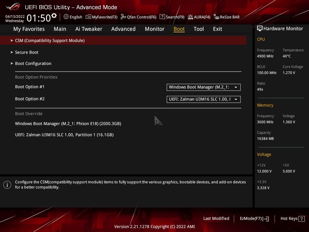 Asus ROG Strix B660-A Gaming WIFI D4