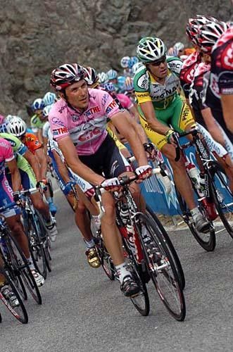 Ivan Basso looks comfortable during stage 12