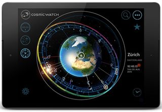 With the Cosmic Watch app, you can see how time relates to your position in the solar system.