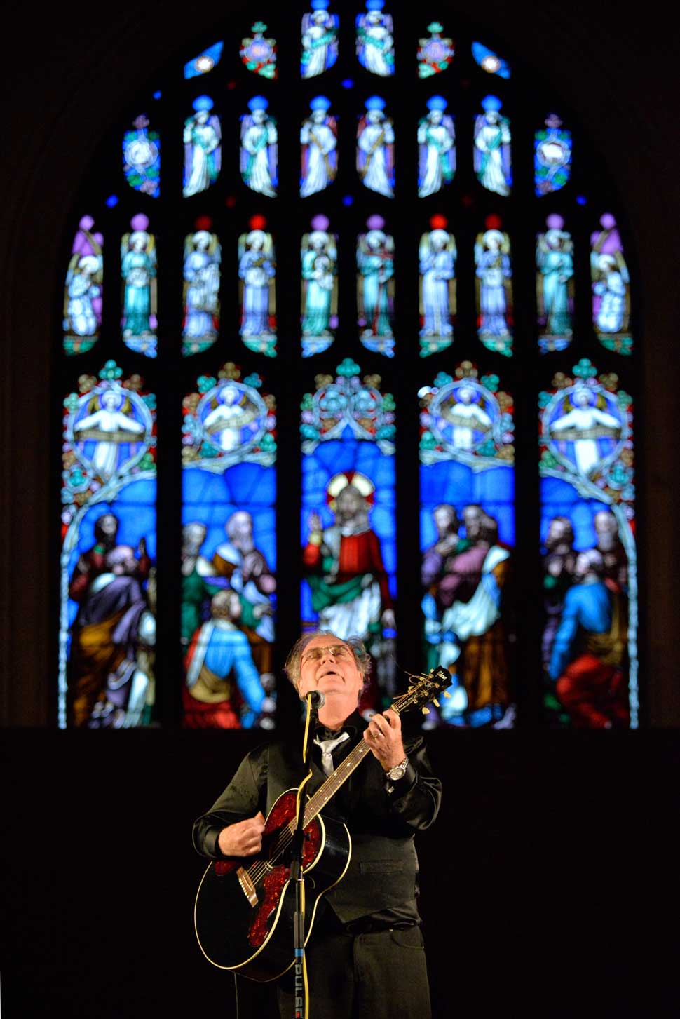 Terry Reid performs at St Mary's creative space in Chester UK.