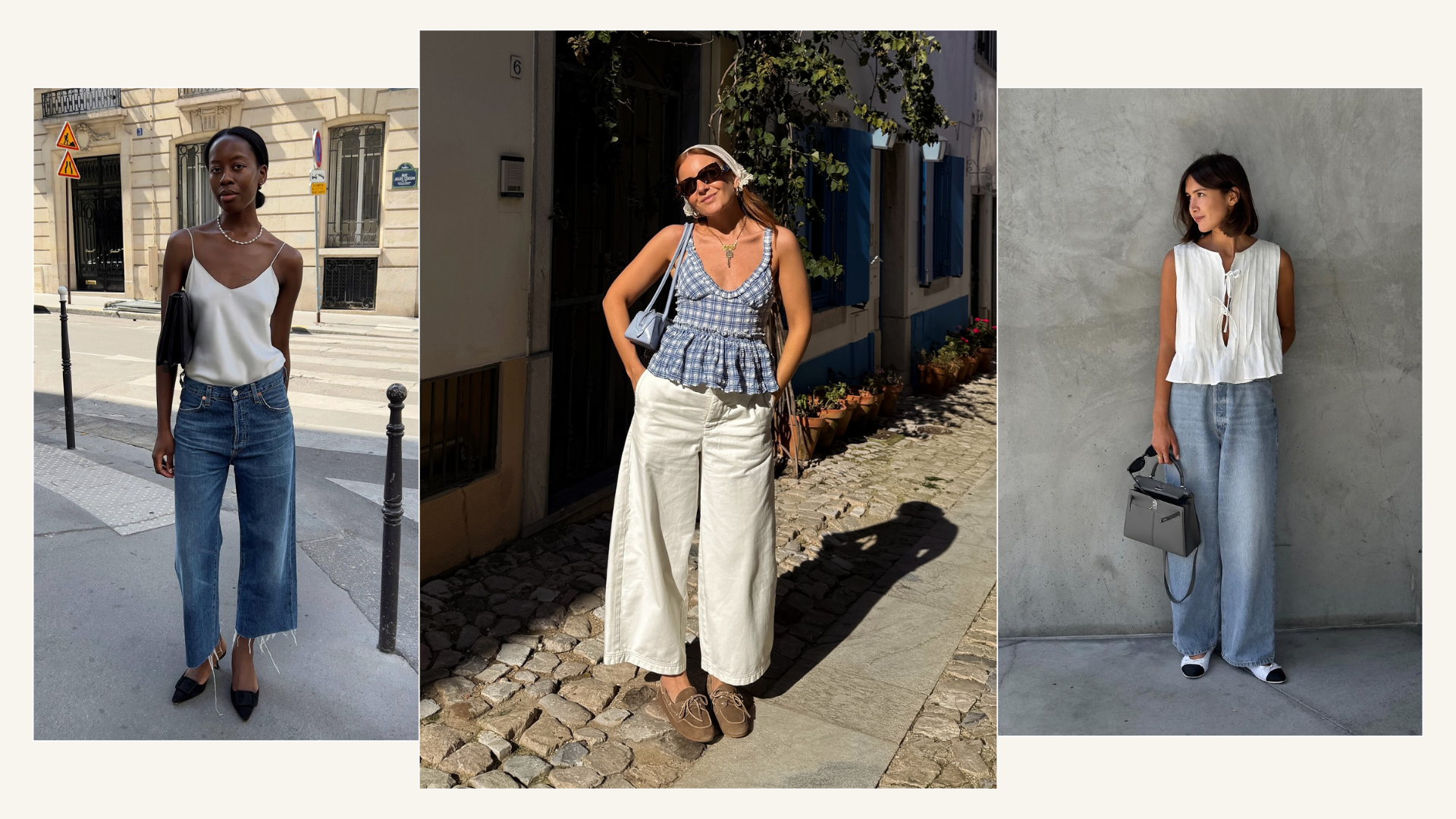 Pretty tops with jeans