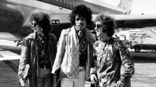 The Jimi Hendrix Experience at London (now Heathrow) Airport