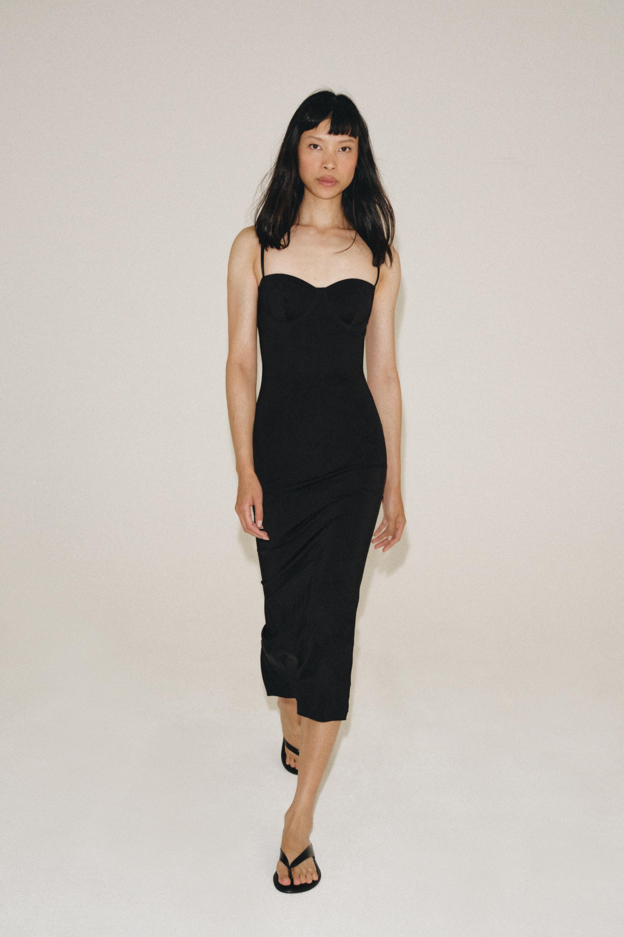 Polyamide Midi Dress - Black - S