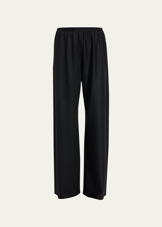 Gala Wide-Leg Wool Pants