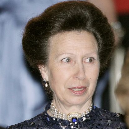 Princess Anne wearing a pearl choker in 2011 