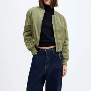 Mango bomber jacket 