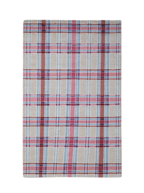 Waverly Plaid Hand-Knotted Rug, 5' x 8'