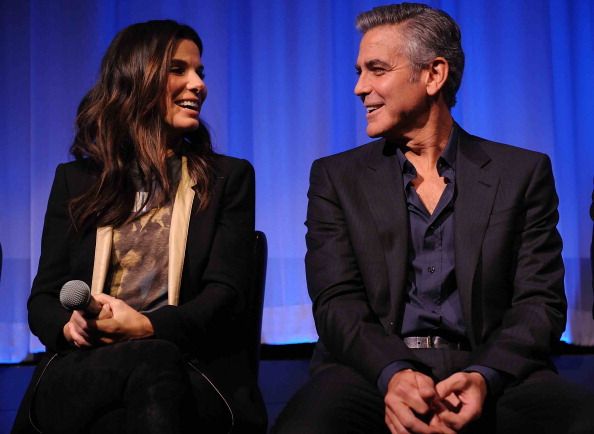 Sandra Bullock and George Clooney