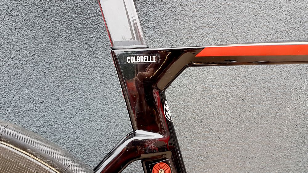 The angular seat cluster is a popular design for aero bikes