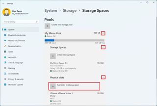 Add disks to storage pool